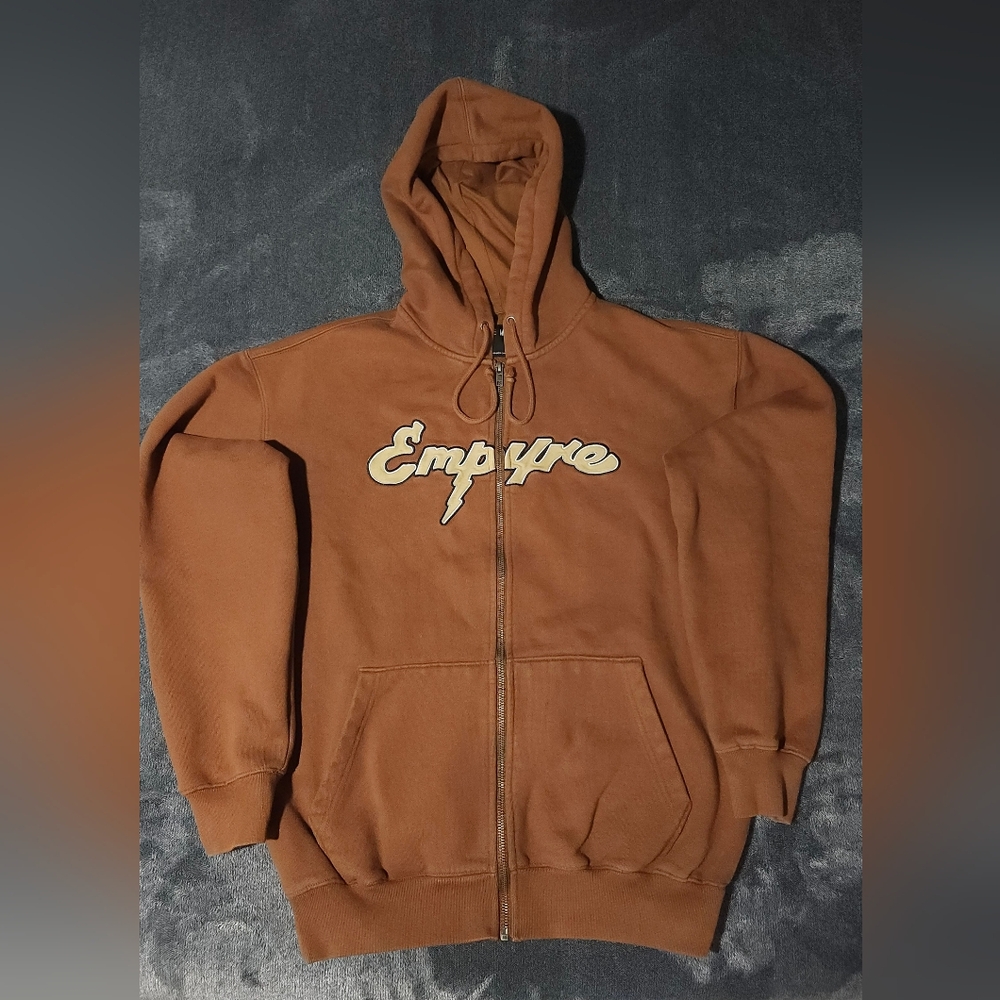 Empyre Sidebar Light Brown Zip Hoodie